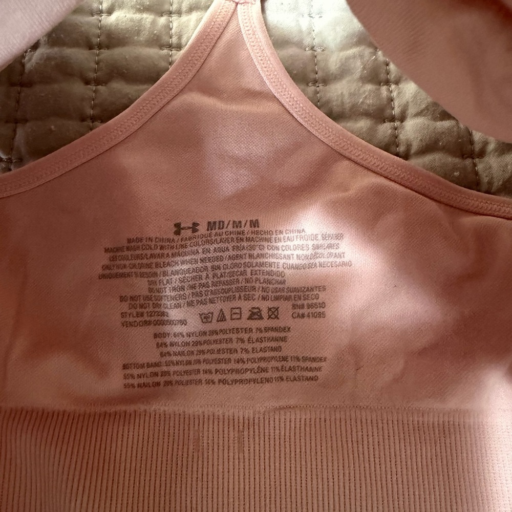 Under Armour Light Pink Sports Bra - Picture 3 of 3